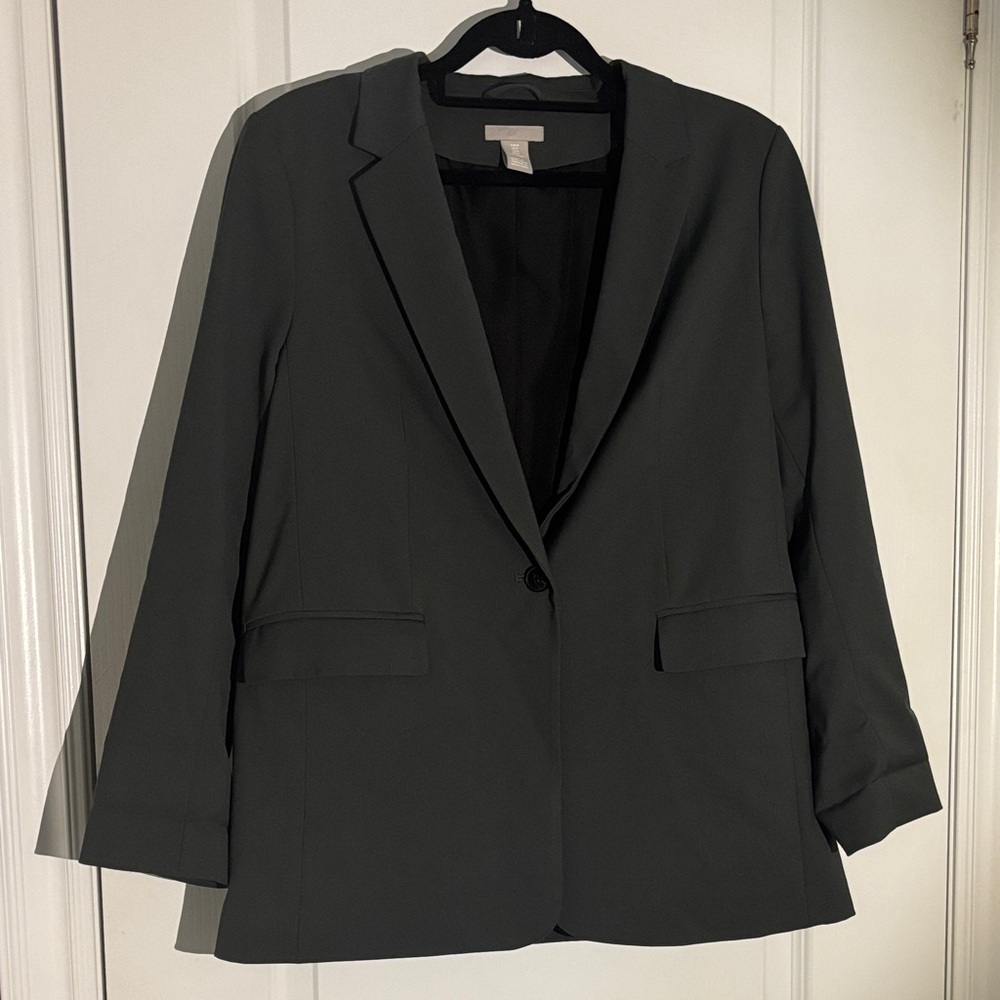 Classic Olive Green Women's Blazer